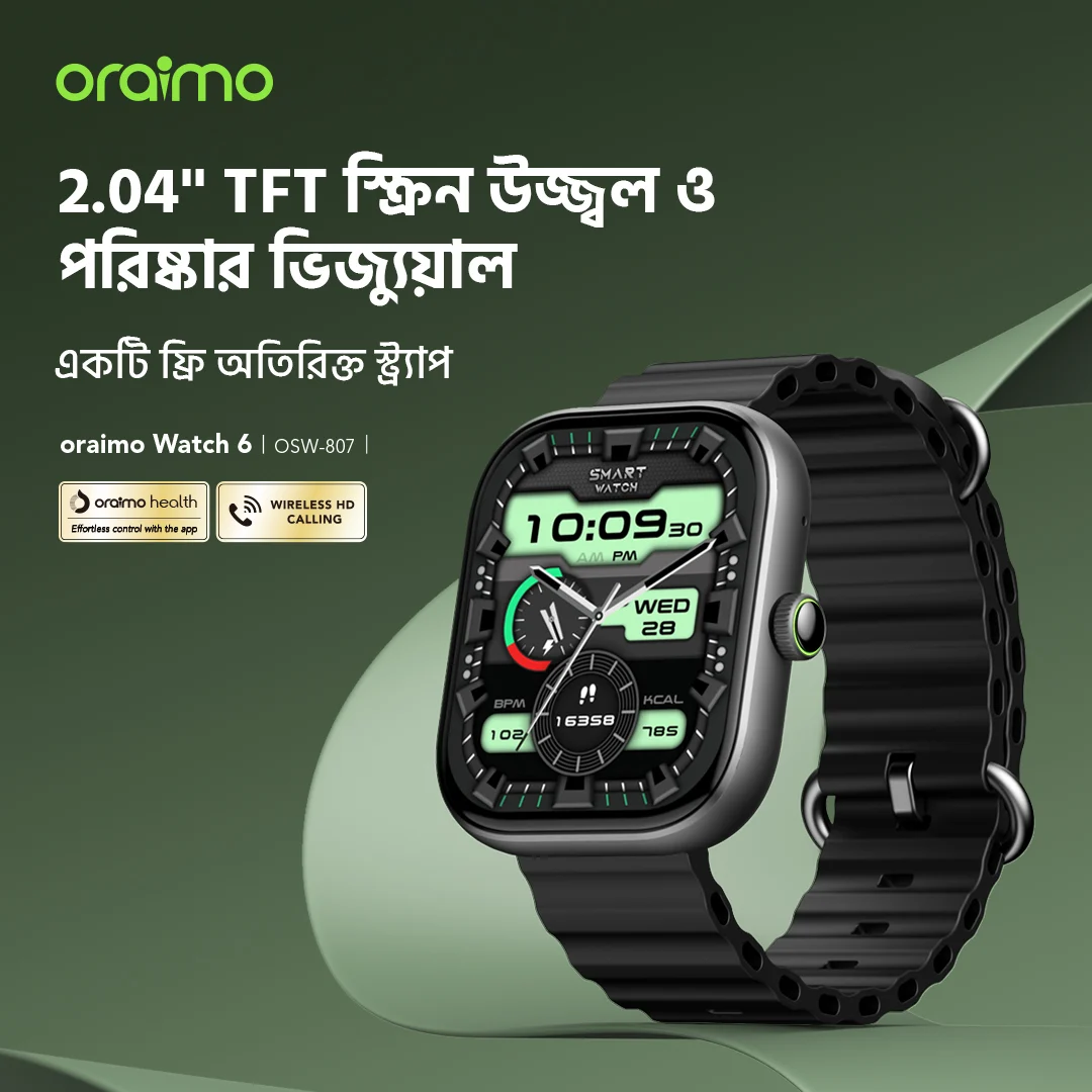 oraimo smartwatch watch 6 OSW-807 oraimo smartwatch watch 6 OSW-807